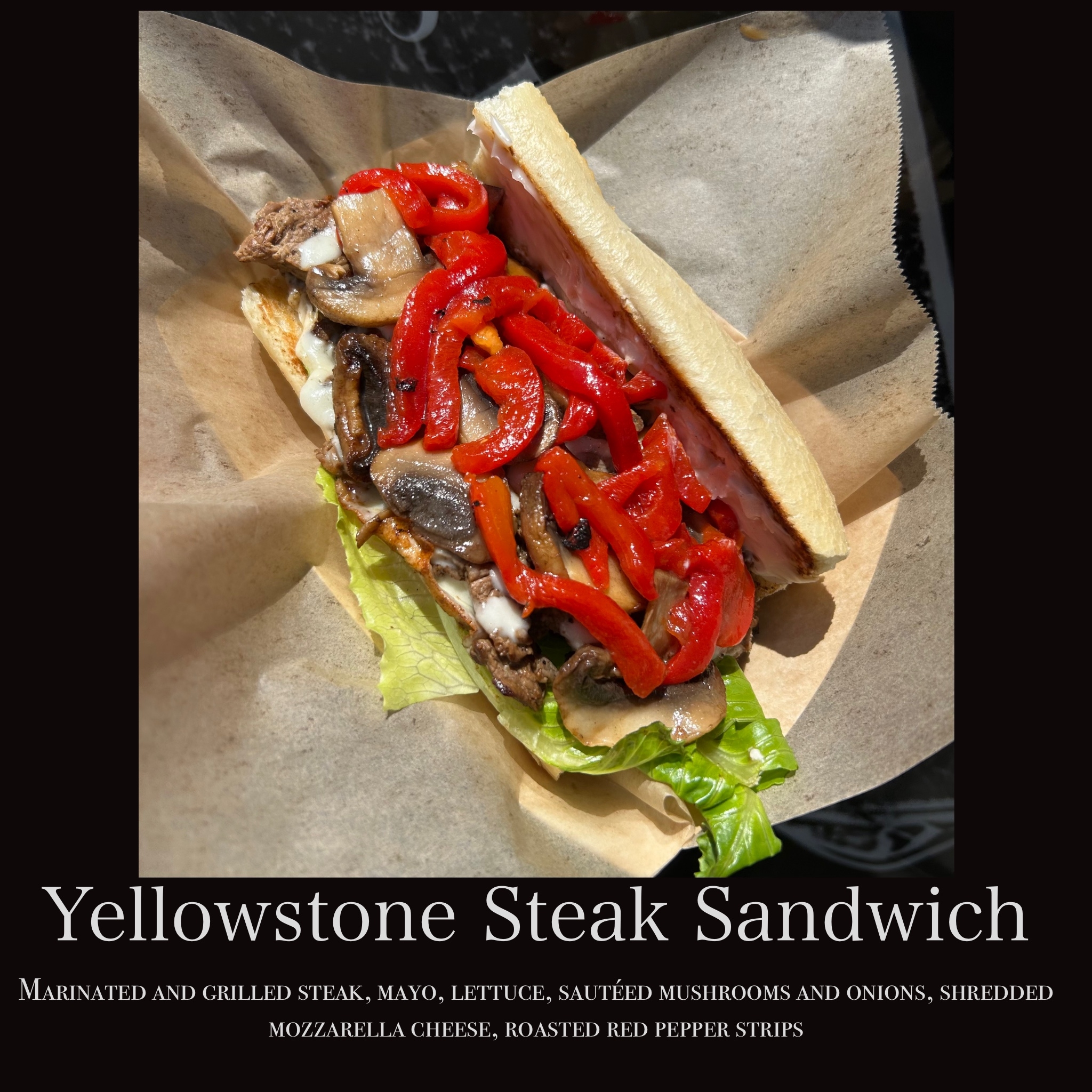 Yellowstone Steak Sandwich